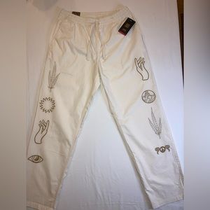 Vans pants with elastic waistband